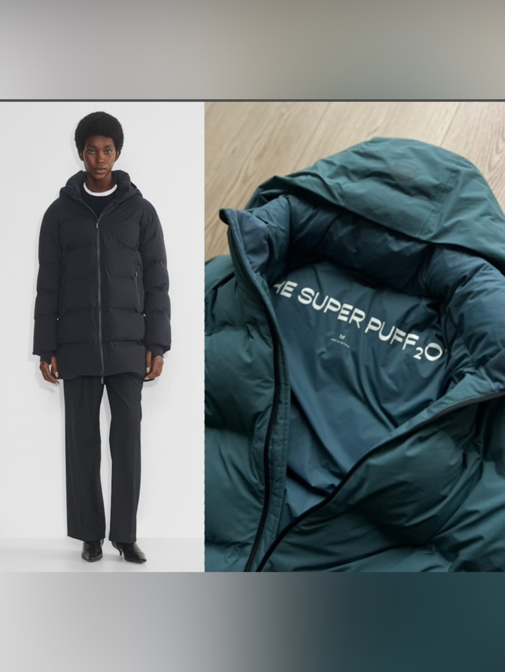 Tna The Super Puff₂O™ Mid Length - Rainstop™  Sz M